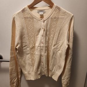 Banana Republic Light yellow cardigan